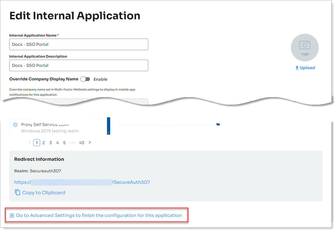 Session timeout for Modernized pages