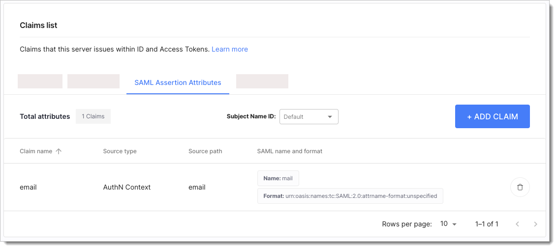 SAML Assertion Example