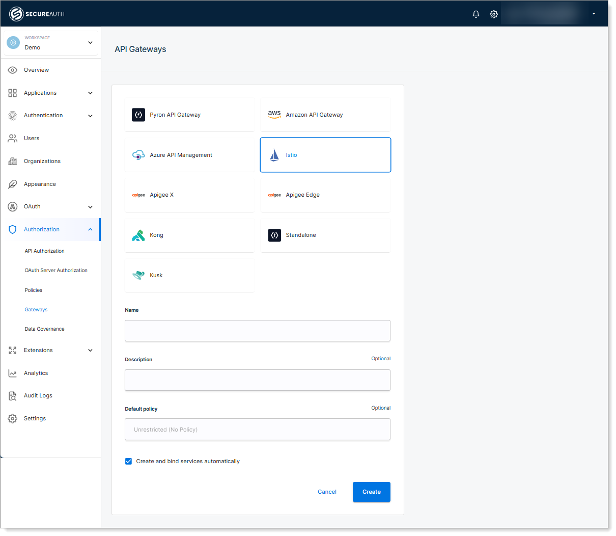 ACP API Gateway Management