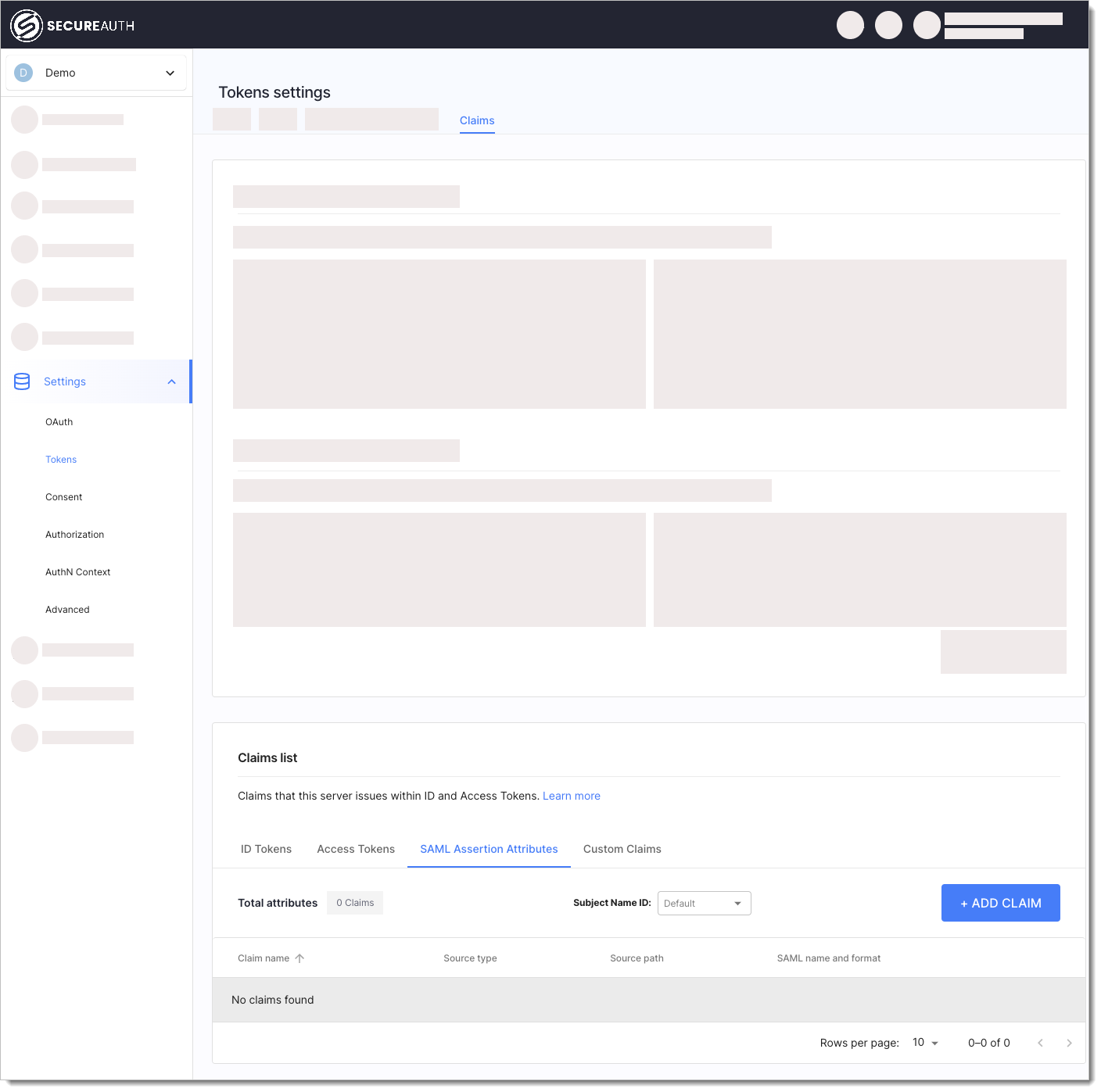 Define Outgoing SAML assertion attribute