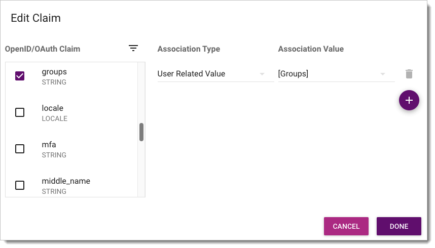 Entrust group configuration