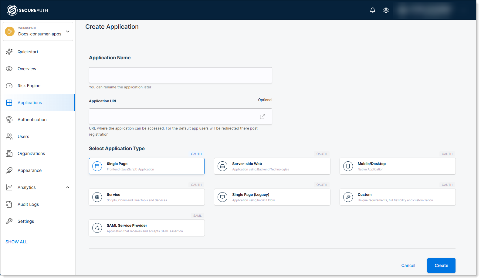 Create single-page application