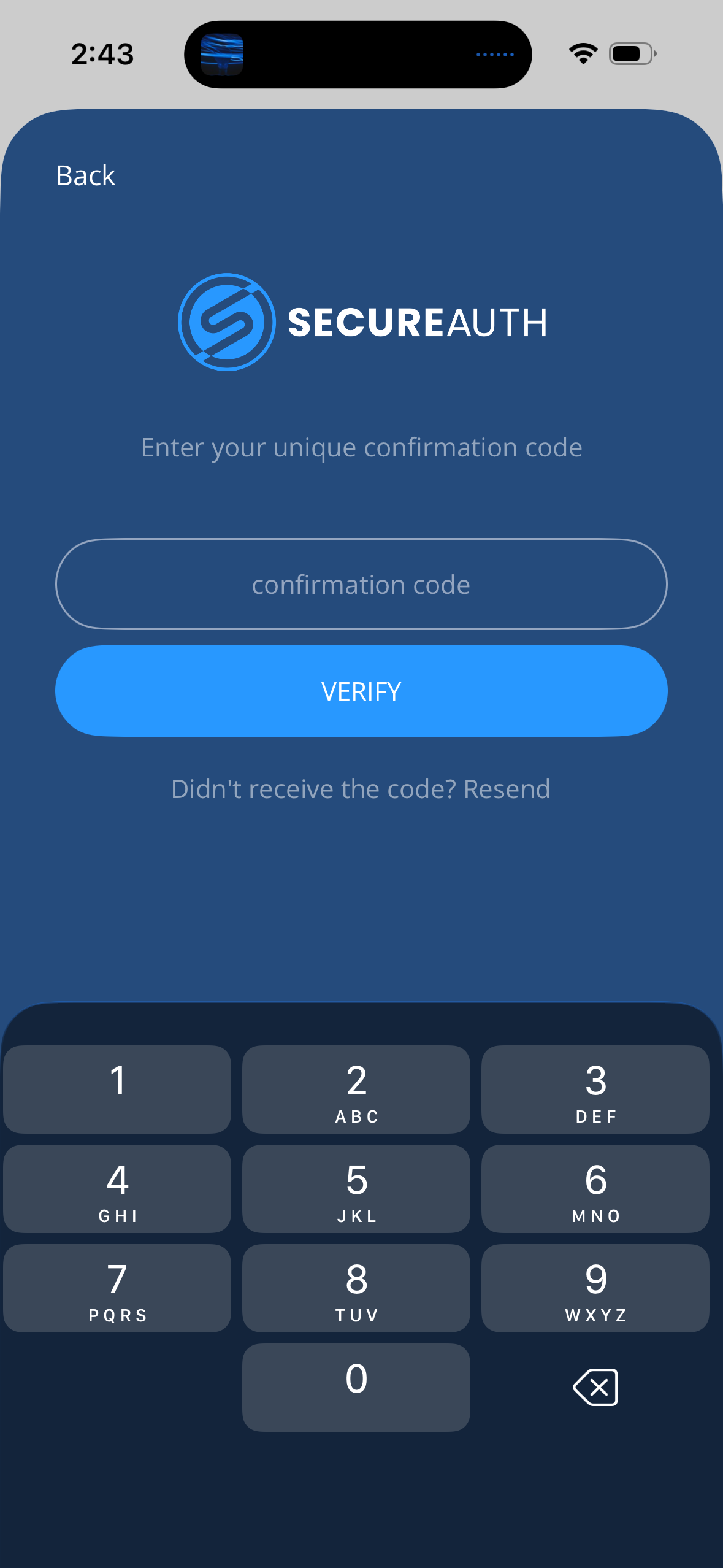 Confirmation dialog showing device pairing prompt