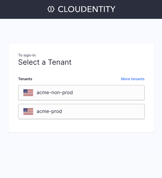 Tenant Structure
