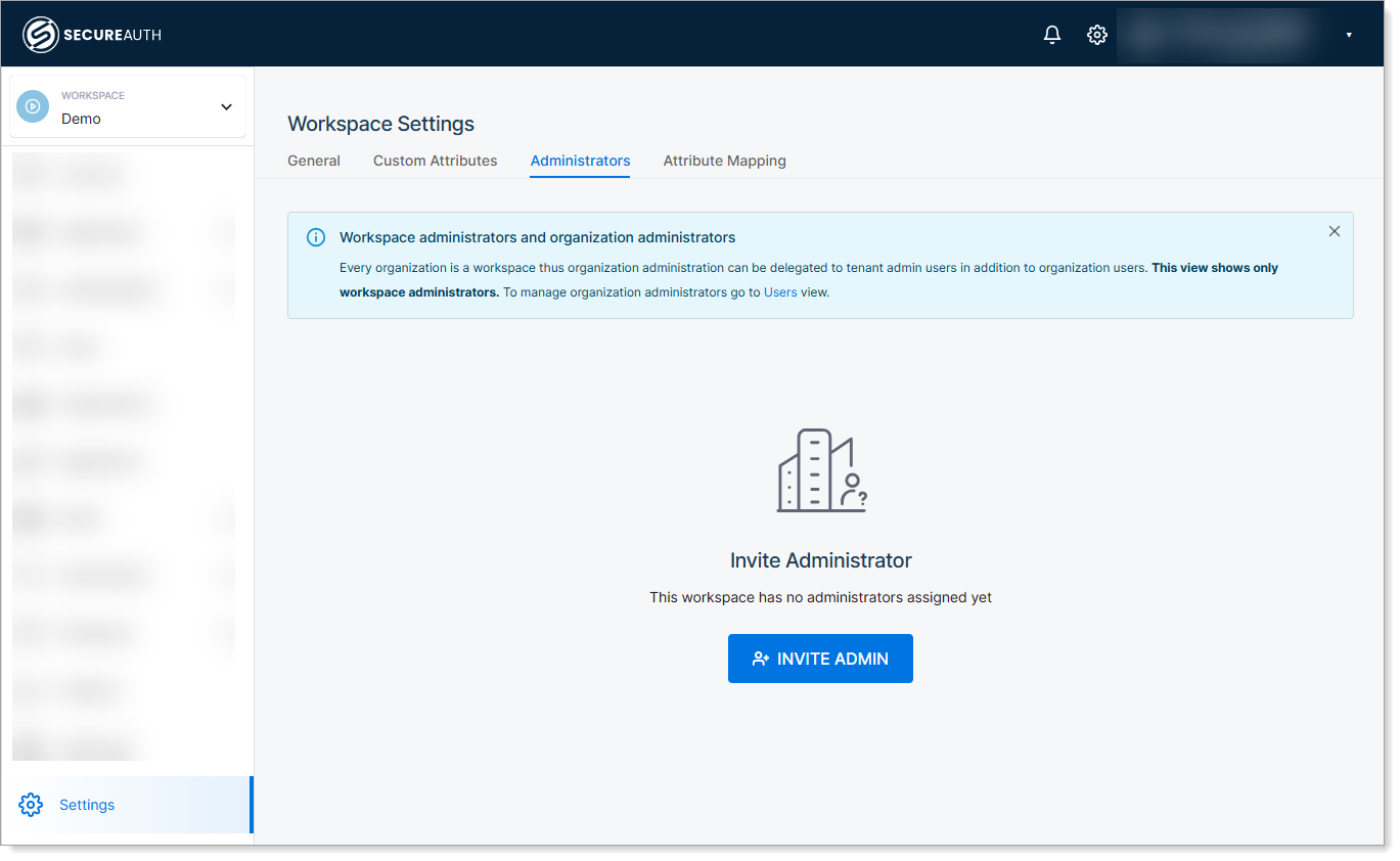 Workspace administrators