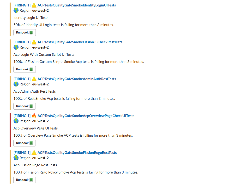 Slack notifications