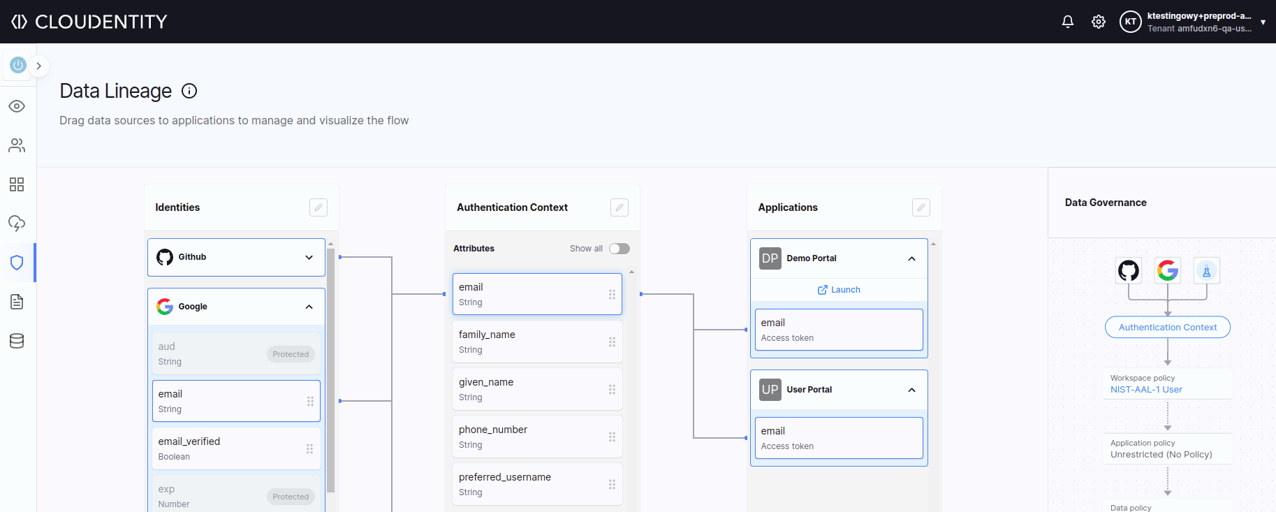 Visit Portal test example screenshot