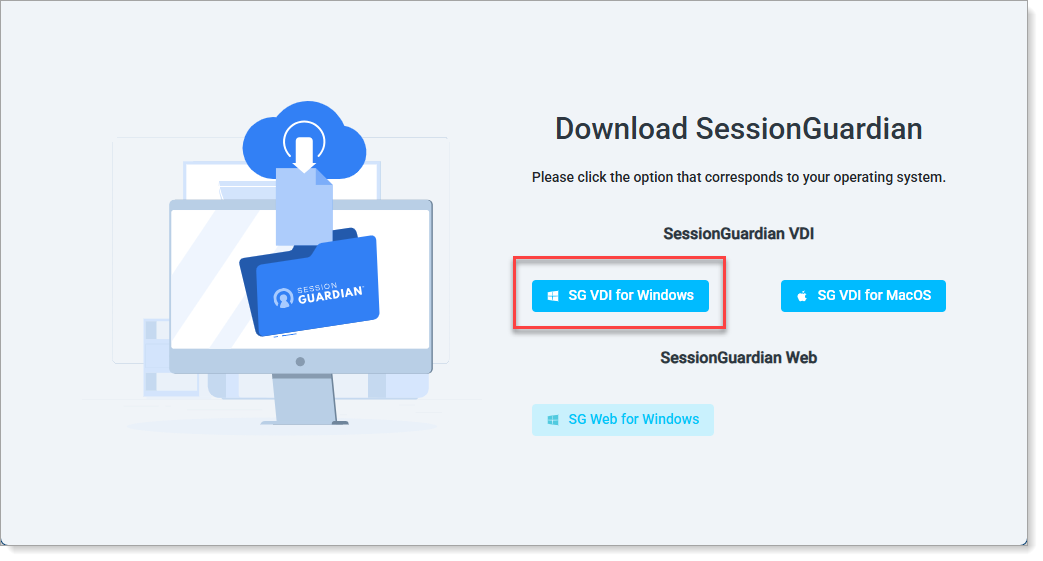SG VDI download page